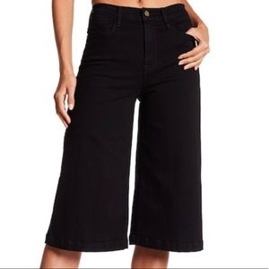 Frame Black Le Gaucho Culottes High waist Cropped Jeans